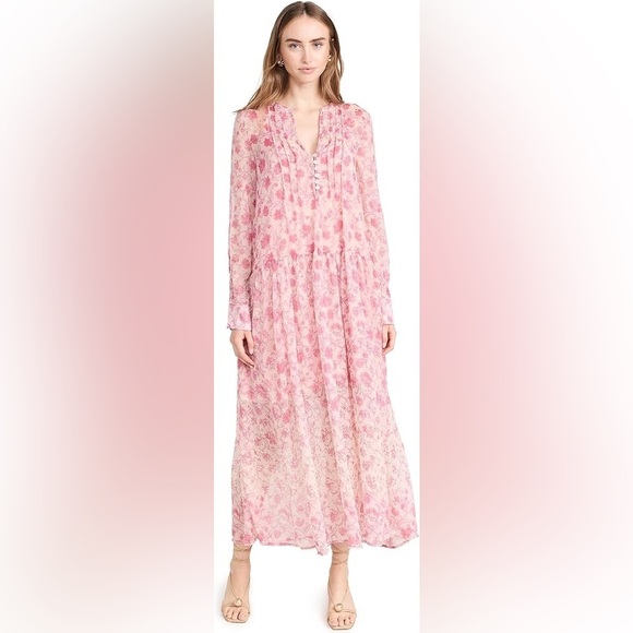 EUC - Free People See it Through Maxi Dress - Size Medium - Picture 1 of 8